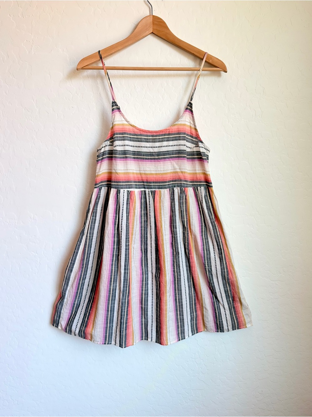 Rip Curl Multi-Color Striped Mini Dress